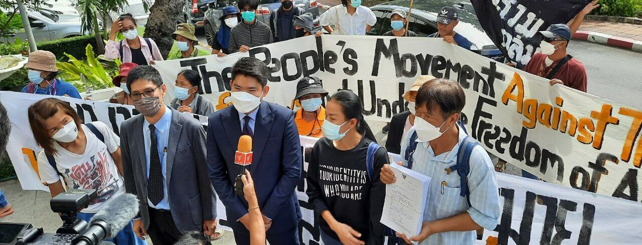 HRDs being interviewed by journalists